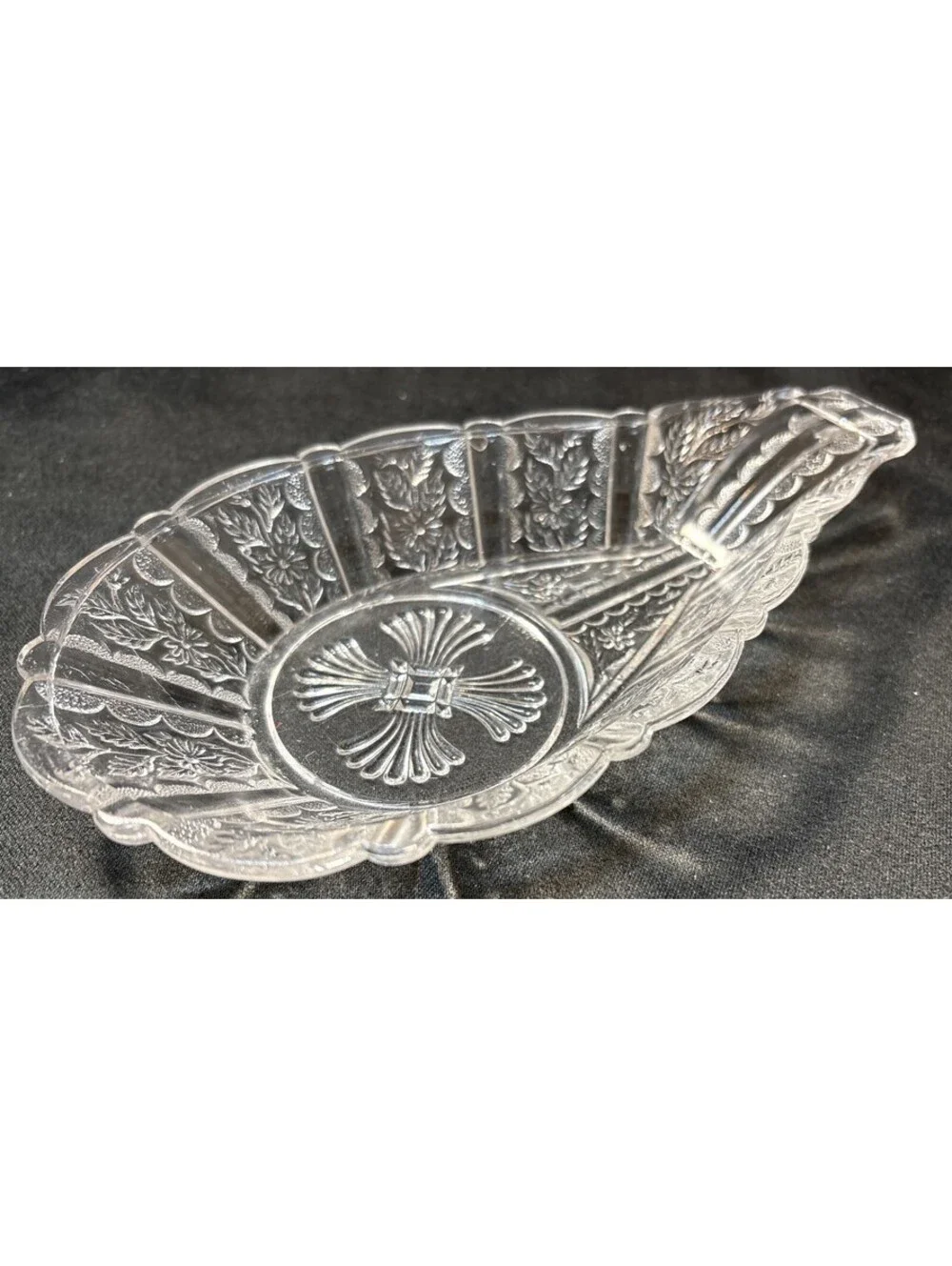 Antique EAPG Spooner Panel Daisy Bryce Brothers Glass Co. 1890 Small Chip End